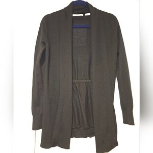 Neiman Marcus The Cashmere Collection Women's Black Open Front Cardigan Size XS